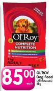 OL'ROY Dog Food(All Flavours)-8kg Each