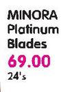 Miniora Platinum Blades-24'