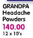 Grandpa Headache Powders-12x10's