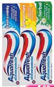 Aquafresh Toothpaste(Fresh,Mild,Herbol,Lemon Or Mint Only-100ml