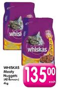 Whiskas Meaty Nuggets(All Flavours)-4kg Each