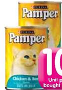 Purina Pamper Cat Food(All Flavours)-400g Each