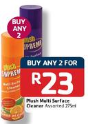 Plush Multi Surface Cleaner-2x275ml