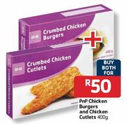 PnP Chicken Burgers and Chicken Cutlets-400gm
