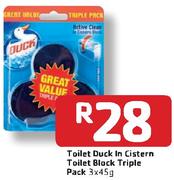 Toilet Duck In Cistern Toilet Block Triple Pack-3 x 45g