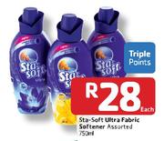 Sta-Soft Ultra Fabric Softener Assorted-750ml Each