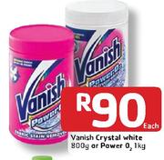 Vanish Crystal White-800g Or Power O2-1kg Each