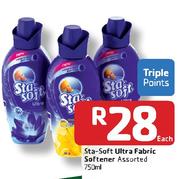 Sta-Soft Ultra Fabric Softener Assorted-750ml Each