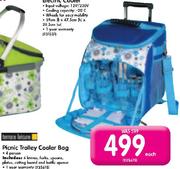 Terrace Leisure Picnic Trolley Cooler Bag-Each