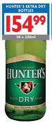 Hunter's Extra Dry Bottels-24 x 330ml