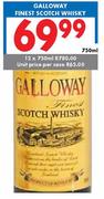 Galloway Finest Scotch Whisky-Unit Price Per Case 