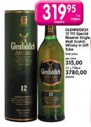 Glenfiddich 12 Yo Special Reserve Single Malt Scotch Whisky In Gift Tube-1x750ml