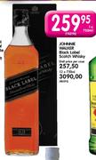 Johnnie Walker Black Label Scotch Whisky-12x750ml