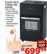 Elegance 3 Panel Gas Heater-Each