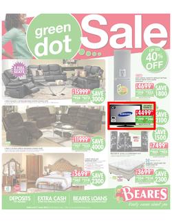 Beares : Green dot sale (Until 7 June 2013), page 1