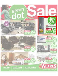 Beares : Green dot sale (Until 7 June 2013), page 1
