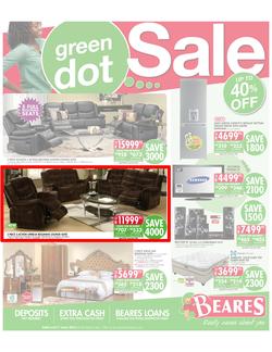 Beares : Green dot sale (Until 7 June 2013), page 1