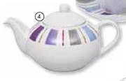 Charlotte Stripe Tea Pot-Each