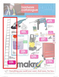 Makro : Hardware catalogue (12 May - 27 May 2013), page 1