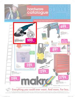 Makro : Hardware catalogue (12 May - 27 May 2013), page 1