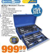 Worksman 88 Piece Mechanic's Tool Set(WMTK221)