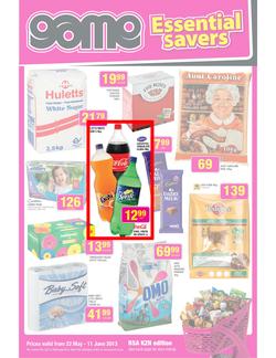Game KZN : Essential Savers (22 May - 11 Jun 2013), page 1