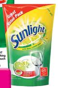 Sunlight Dishwashing Liquid Pouch-350ml