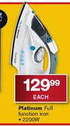 Platinum Full Fuction Iron 2200W Each