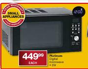 Paltinum Digital Microwave-20L Each