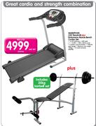 Marathon 220 Treadmill Plus Endurance Muscle Bench Combo Set-Per Set
