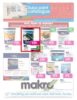 Makro : Dulux paint catalogue (21 May - 3 Jun 2013), page 1