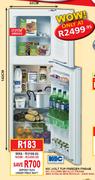 KIC 215ltr Metallic Fridge