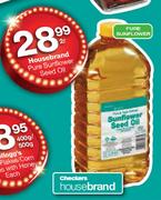 Housebrand Pure Sunflower Seed Oil-2Ltr