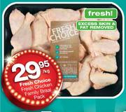 Fresh Choice Fresh Chicken Family Braai Pack-Per Kg