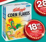 Kellogg's Corn Flakes/Corn Flakes with Honey-400gm/500gm Each