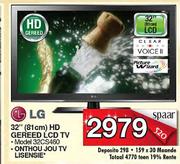 LG 32"(81cm) HD Gereed LCD TV-32CS460