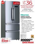 Hisense French Door Fridge/Freezer(H510FS)