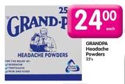 Grandpa Headache Powders-25's