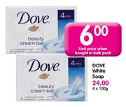 Dove White Soap-4 x 100gm