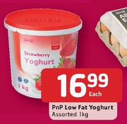 PnP Low Fat Yoghurt Assorted-1Kg Each