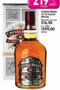 Chivas Regal 12 Yo Scotch Whisky-Unit Price Per Case 