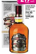 Chivas Regal 12 Yo Scotch Whisky-6 x 750ml