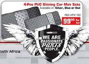 4-Pc. PVC Shining Car Mat Sets-Per Set