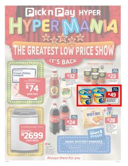 Pick n Pay Hyper Inland : Hypermania (11 Jun - 23 Jun 2013), page 1