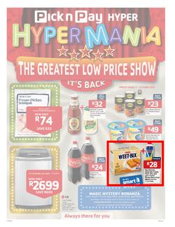 Pick n Pay Hyper Inland : Hypermania (11 Jun - 23 Jun 2013), page 1
