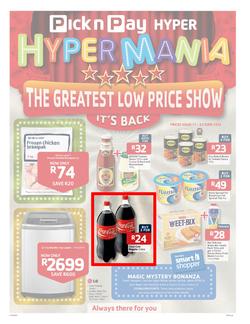 Pick n Pay Hyper Inland : Hypermania (11 Jun - 23 Jun 2013), page 1