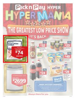 Pick n Pay Hyper Eastern Cape : Hyper mania (11 Jun - 23 Jun 2013), page 1