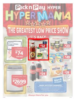 Pick n Pay Hyper Eastern Cape : Hyper mania (11 Jun - 23 Jun 2013), page 1