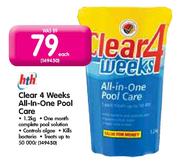 HTH Clear 4 Weeks All-In-One Pool Care-1.2kg Each