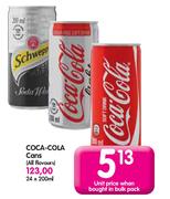 Coca-Cola Cans-200ml